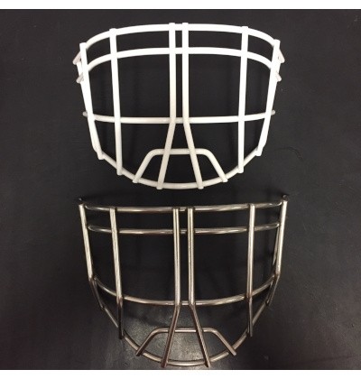 Cat eye vs cheater cages. Why I wear cheater cages on my hockey goalie mask  