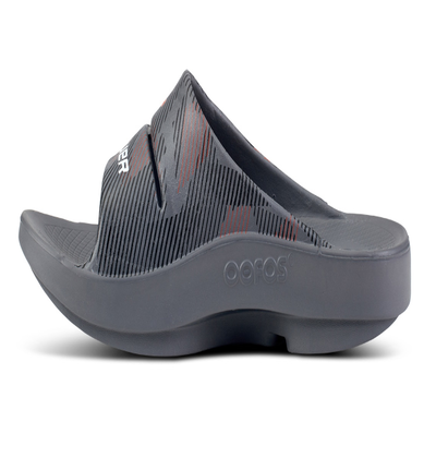 Bauer OOFOS NG Sport Slide Sandal – Grey – The Goalie Crease