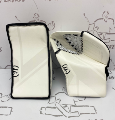 Warrior G6 E+ YTH. Catcher and Blocker Combo - Full Right White Only